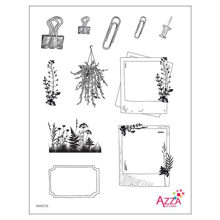 Diamantstempel ‘Pflanzliche Note&#39;
