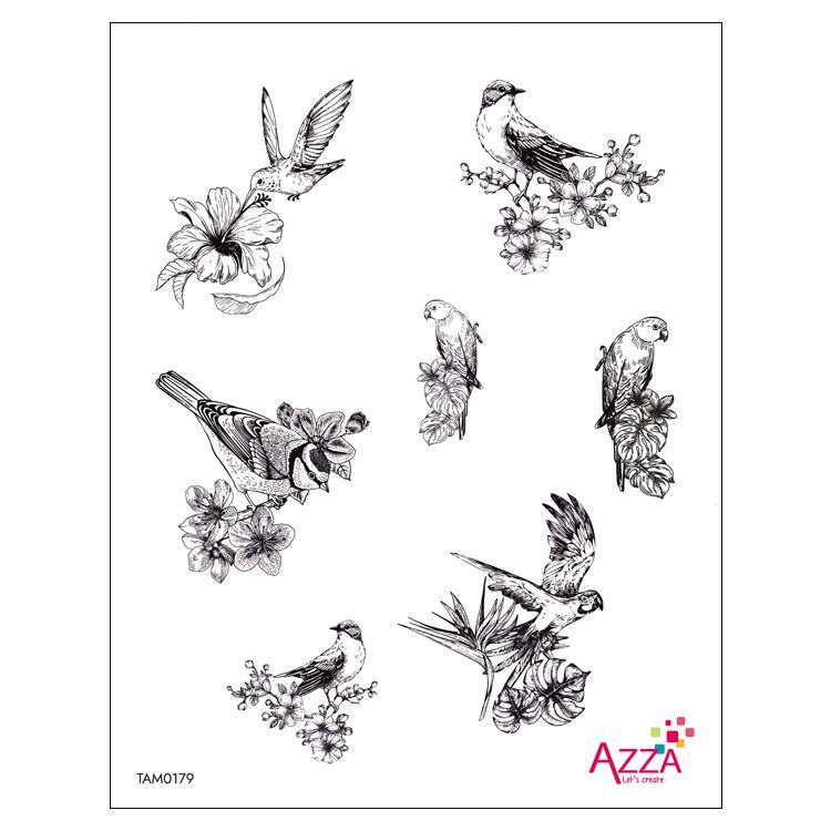Diamantstempel ‘Schöne Vögel’