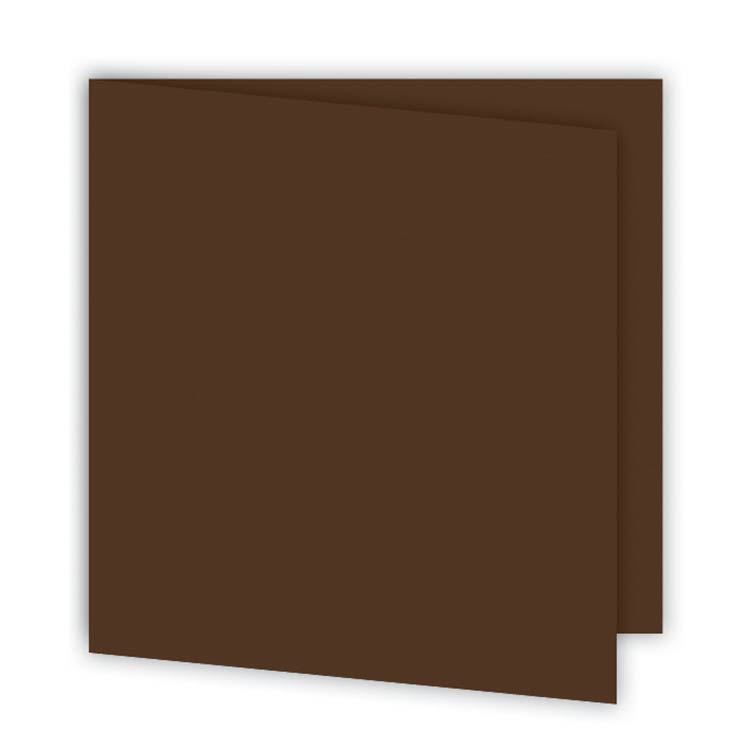 Kartenset 15x15 &#39;Schokolade&#39; (6 Stk.)