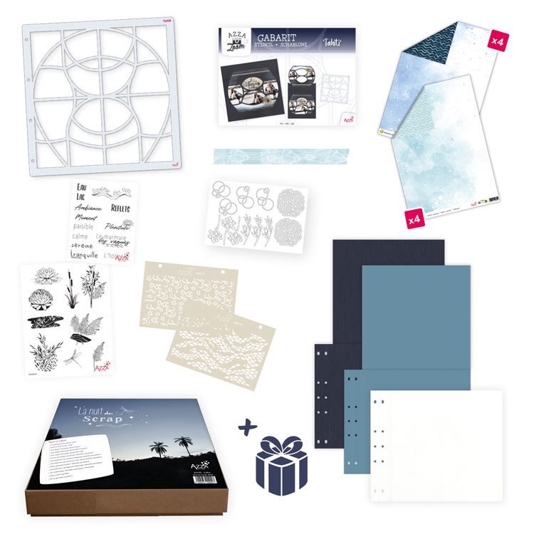 Set &#39;Die Scrapbooknacht Tahiti&#39; (FR)