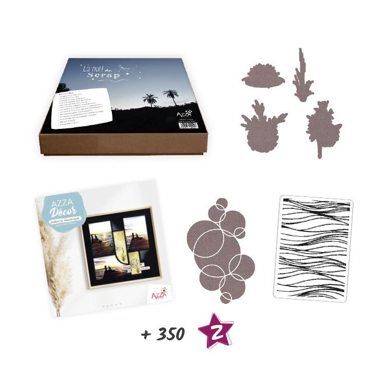 Set &#39;Ruheoase&#39;+ Set ‘Die Scrapbooknacht Tahiti’ (FR)