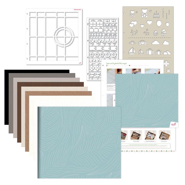 AZZA Scrapbooking Set &#39;Entdeckung&#39;