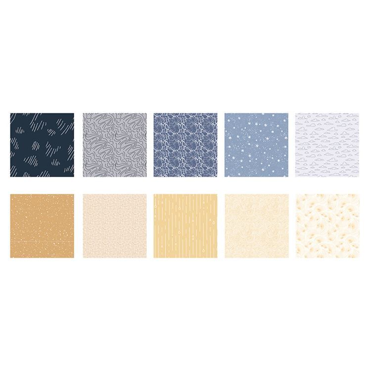 Designerpapierblock 30x30 ‘Himmelsgeschenke’