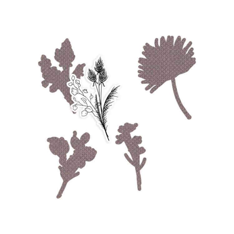 Stanzformen ‘Getrocknete Blumen’
