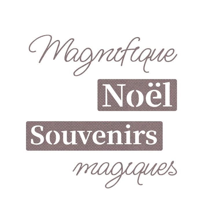 Stanzformen ‘Mon plus beau Noël’