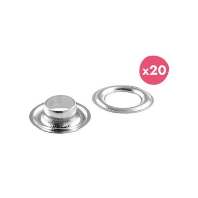 Ösen 3 mm &#39;Silber&#39; (20 Stk.)