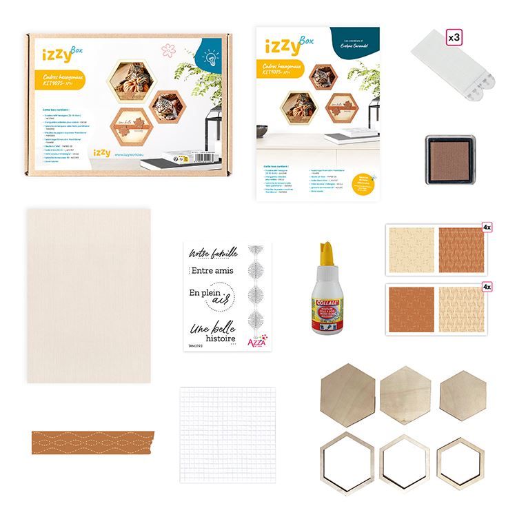 Izzy Box &#39;Cadres hexagonaux&#39;