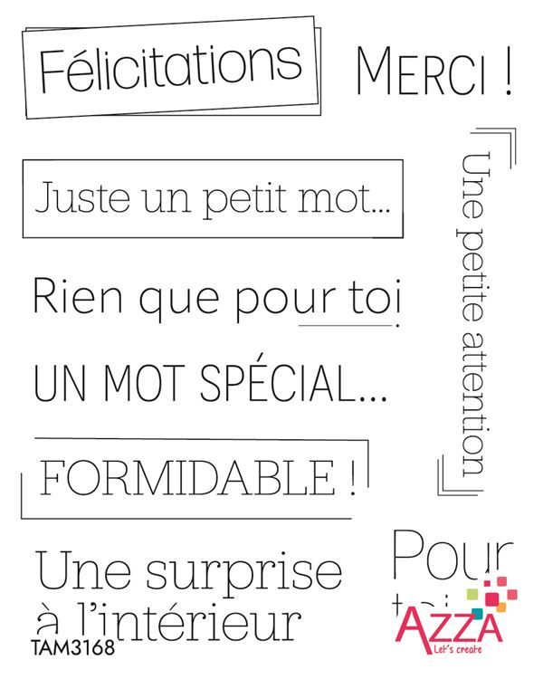 Rubinstempel &#39;Mots fleurs en fête&#39; 🇫🇷