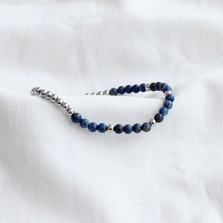 Armband Lapislazuli &amp; Kugeln
