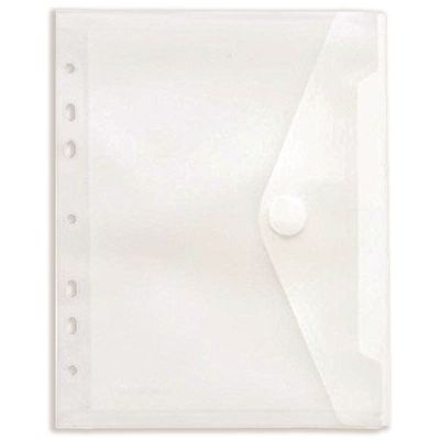 Gelochte Schutzhülle mit Klettverschluss A4 Gelochte Schutzhülle mit Klettverschluss A4