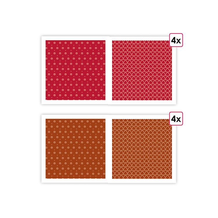 Designerpapier A4 &#39;Essentiell Kupfer&#39; (8 Stk.)