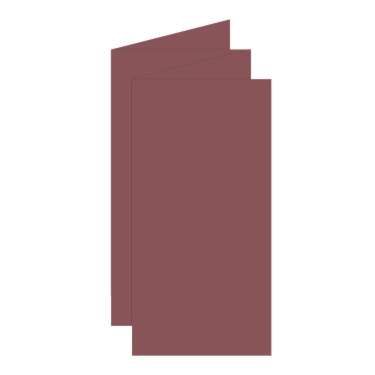 XL-Leporello &#39;Weinrot&#39;