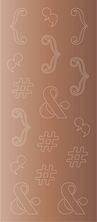 Konturenaufkleber ‘Grafische Momente’