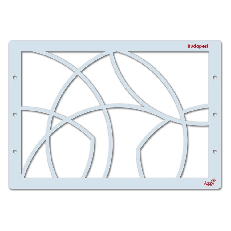 Fotoschablonen &#39;Budapest&#39; (A4 - 21x30cm)