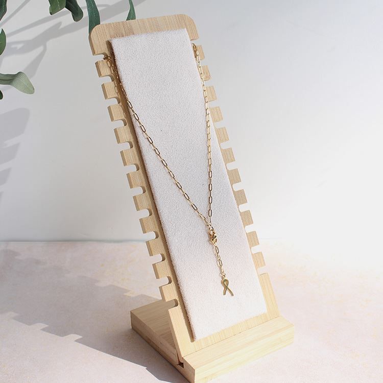 Collier Octobre rose ajustable, doré 18K