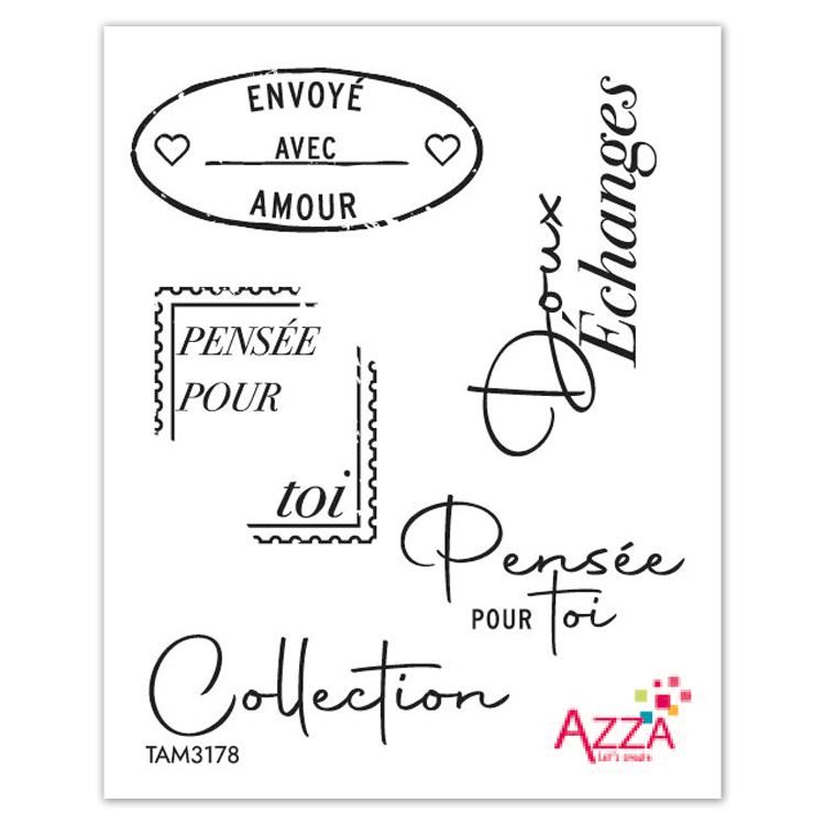 Rubinstempel &#39;Mots philatélie&#39; 🇫🇷