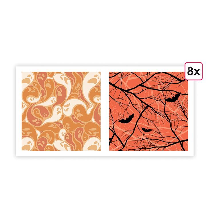 Designerpapier A4 &#39;Halloween&#39; (8 Stk.)
