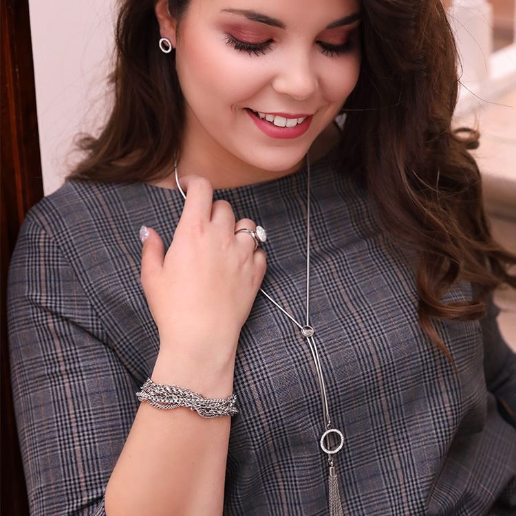 Bouton à visser strass