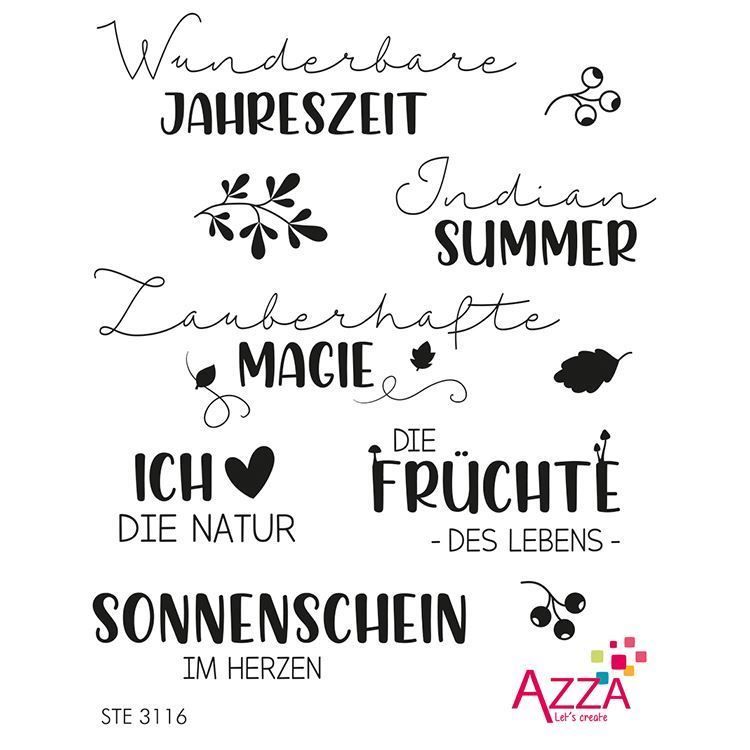 Rubinstempel &#39;Jahreszeit&#39;&#39;