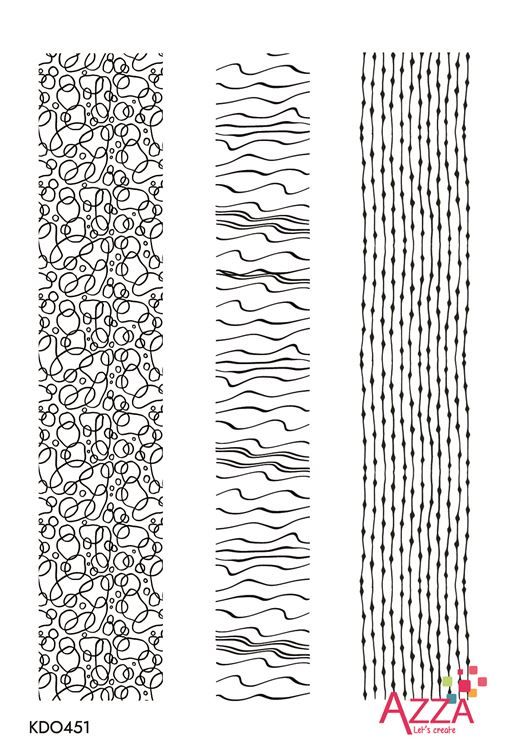 Ministempel &#39;Zierstreifen&#39;