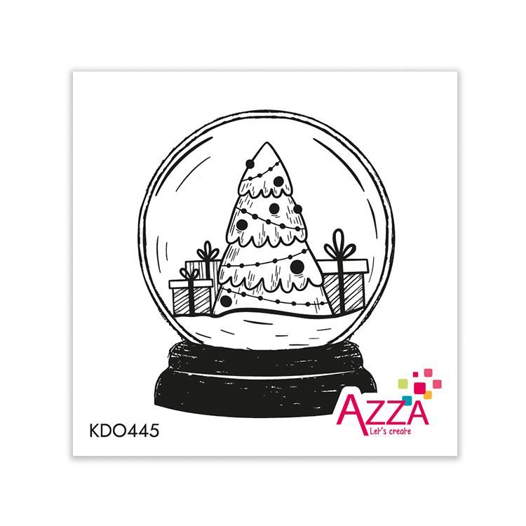 Mikrostempel &#39;Schneekugel&#39;