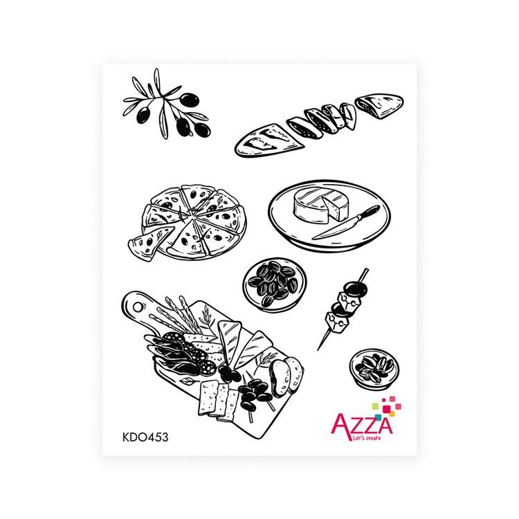 Rubinstempel &#39;Aperitif-Platte&#39;