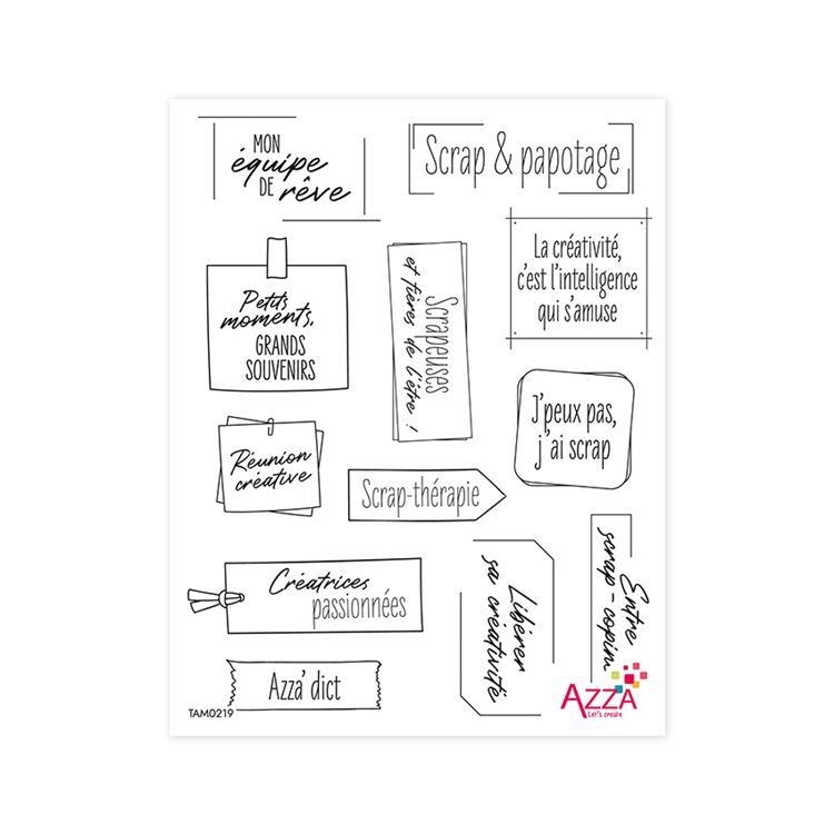 Diamantstempel &#39;Scrapaholic&#39;