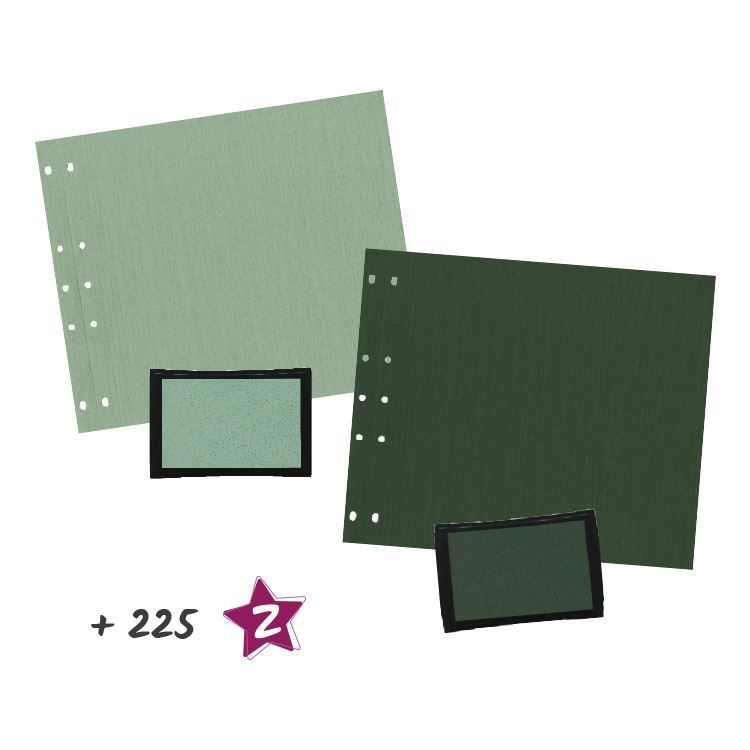 Farbenset ‘Graugrün &amp; Tannengrün’