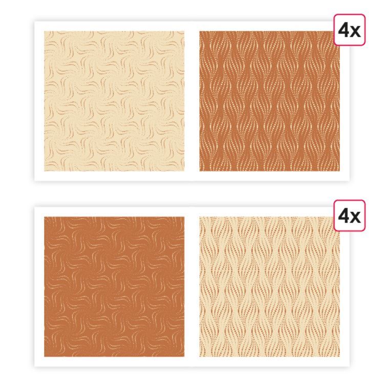 Designerpapier ‘Punktualismus’ (8 Stk.)