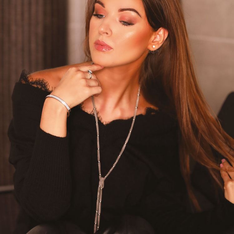 Bouton à visser strass