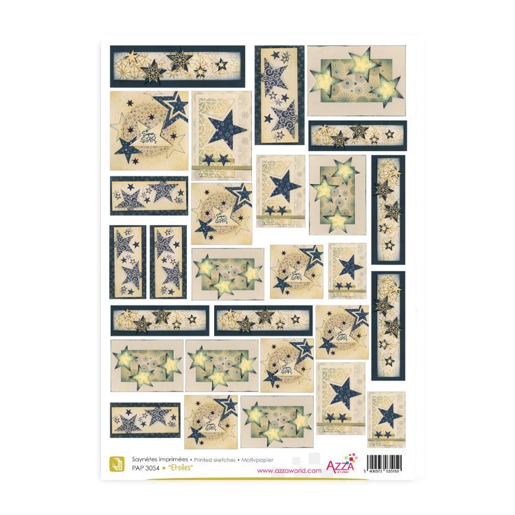Motivpapier &#39;Sterne&#39;