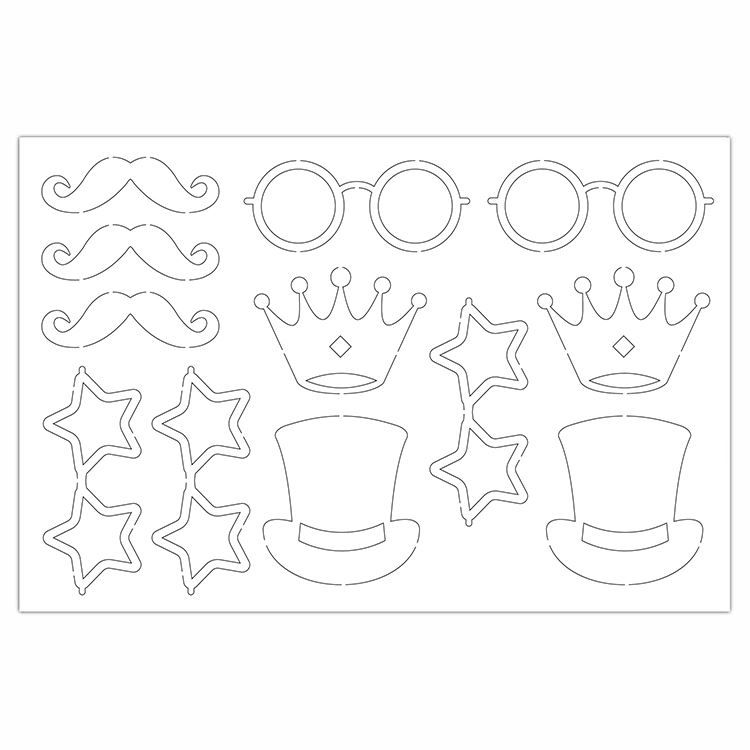 Konturenfiguren &#39;Verkleidungsparty&#39;