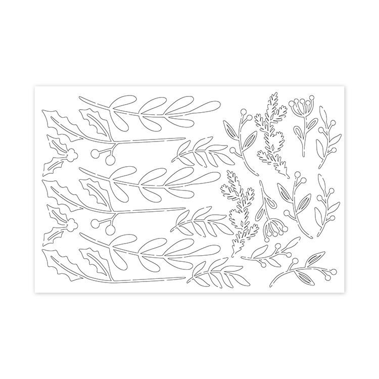 Konturenfiguren &#39;Beste Wünsche&#39;