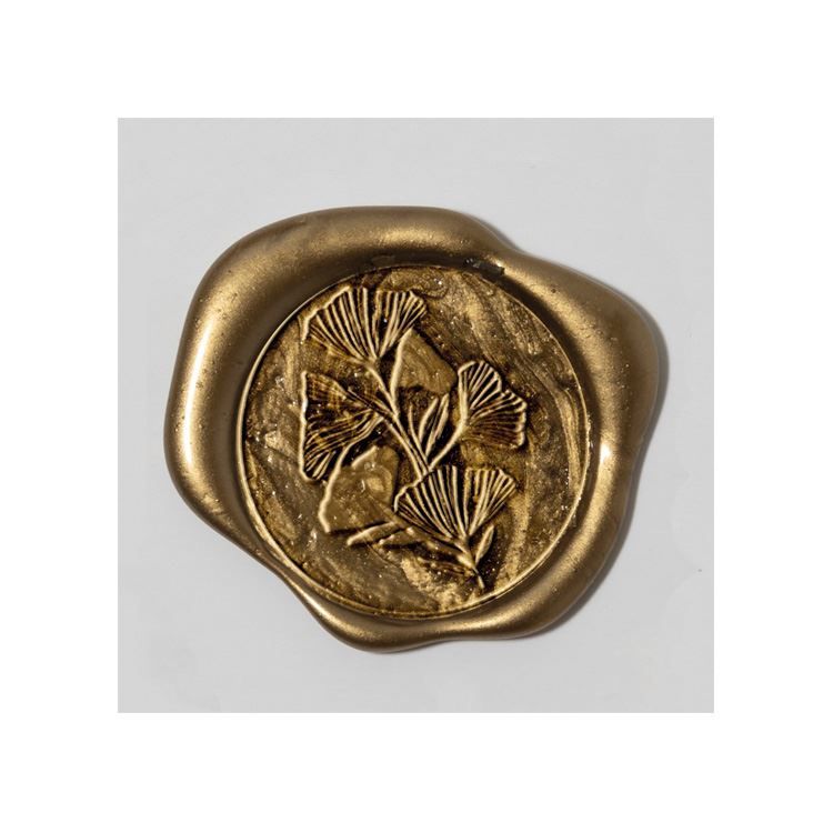 Wachssiegel &#39;Ginkgo biloba&#39; (25mm)