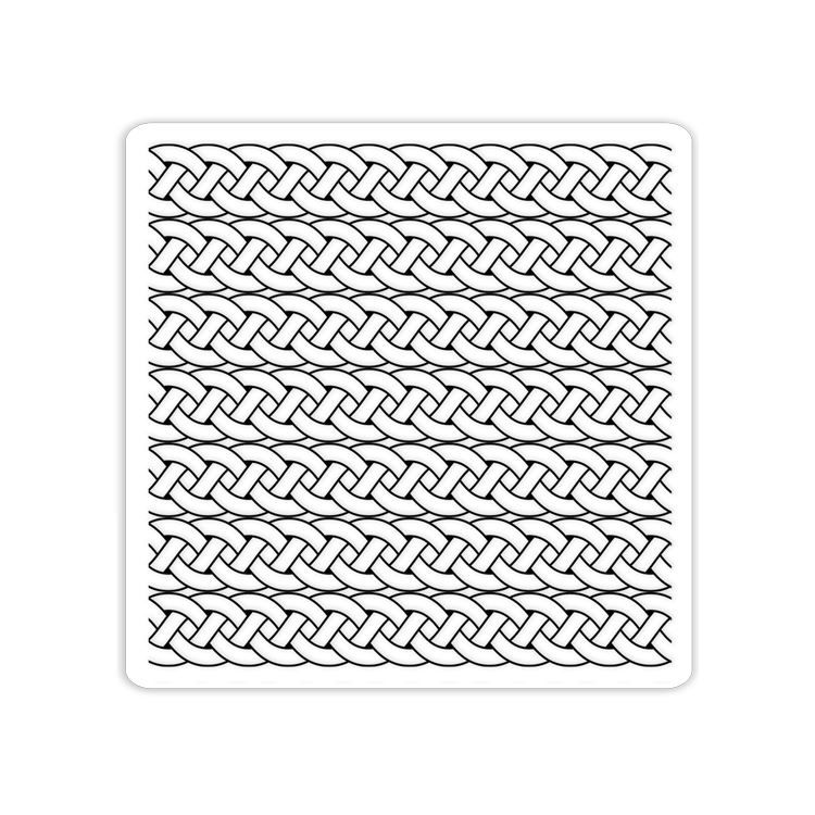 Prägeform ‘Makramee’ (15x15cm)