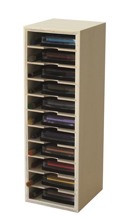 Aufbewahrungsmöbel für Stempelfarbe