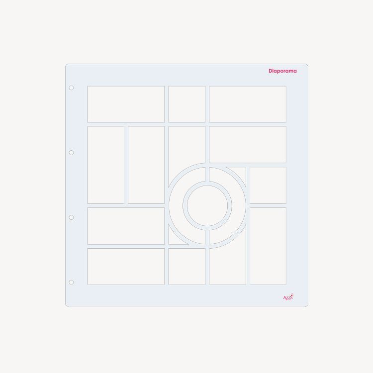 Fotoschablone ‘Diashow’ (30x30 cm)