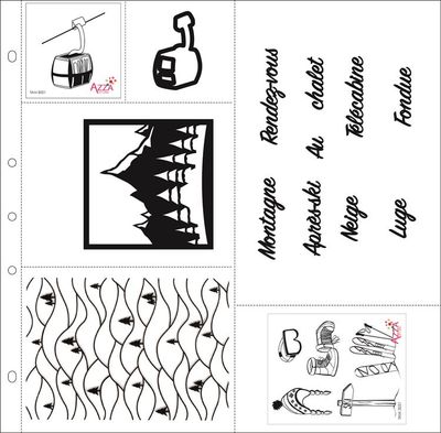 10 Einsteckhüllen Kollektion 2 (30x30) - 6 Fächer 10 Einsteckhüllen Kollektion 2 (30x30) - 6 Fächer