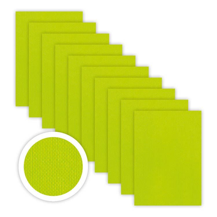 Farbiges Papier A4 236gr &#39;Limettengrün&#39; (10 Stk.)