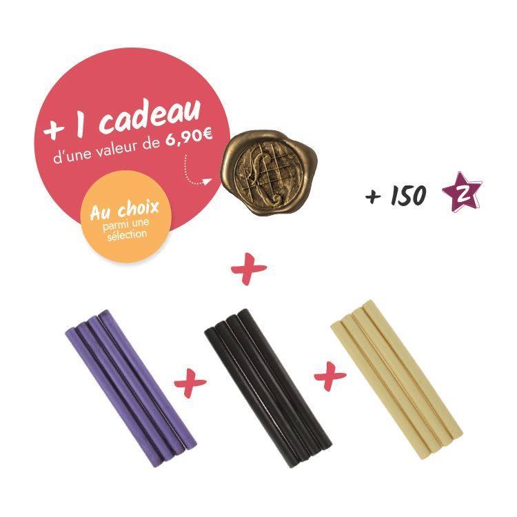 Set &#39;Wachsiegel + 3 Nachfüllungen&#39;