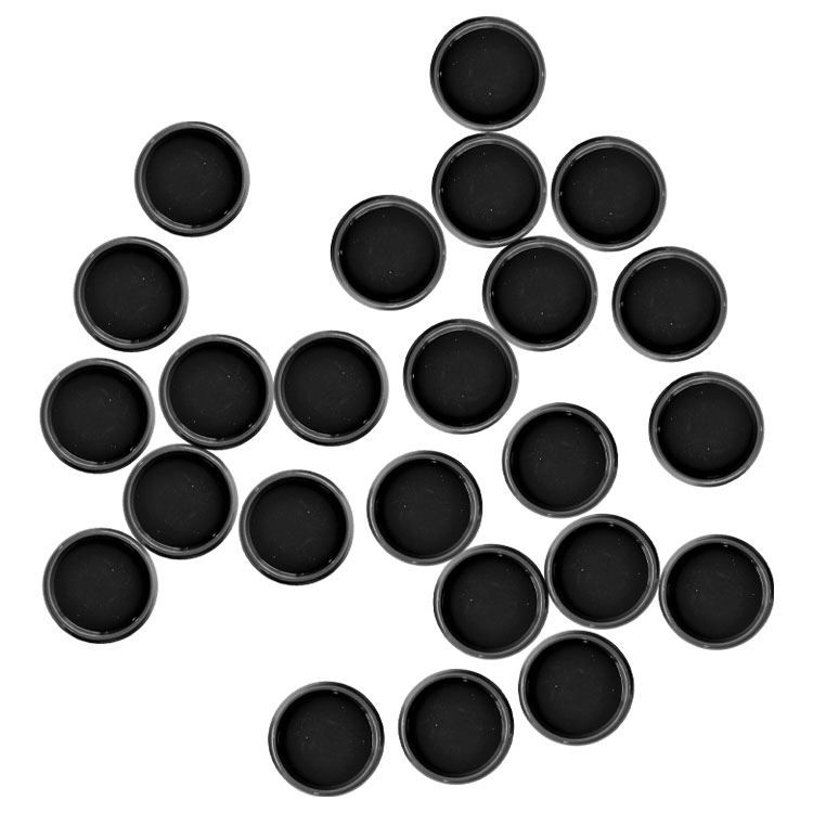 Bindescheiben &#39;Schwarz&#39; (18 mm - 24 Stk.)