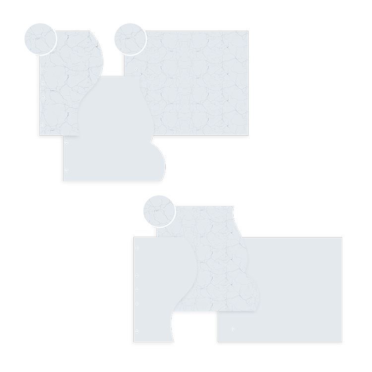 Set zugeschnittene Seiten &#39;New Delhi I&#39;