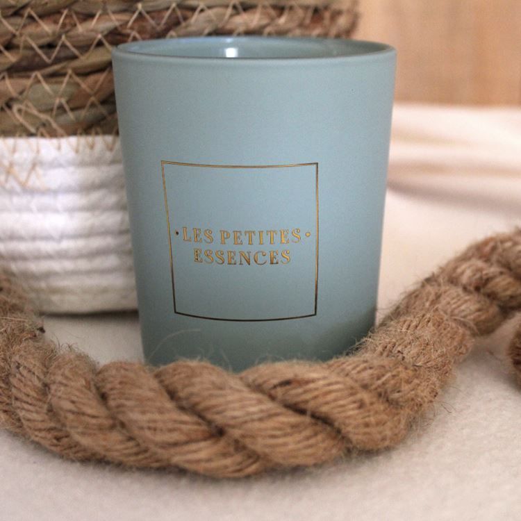 Kerzenglas 180 g – Matt Aquamarin