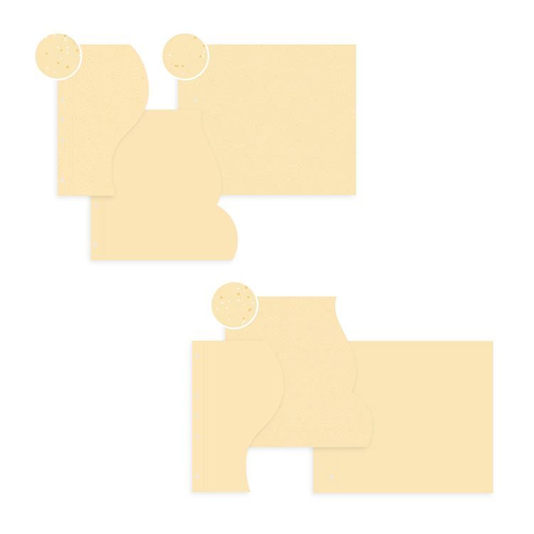 Set zugeschnittene Seiten &#39;New Delhi II&#39;