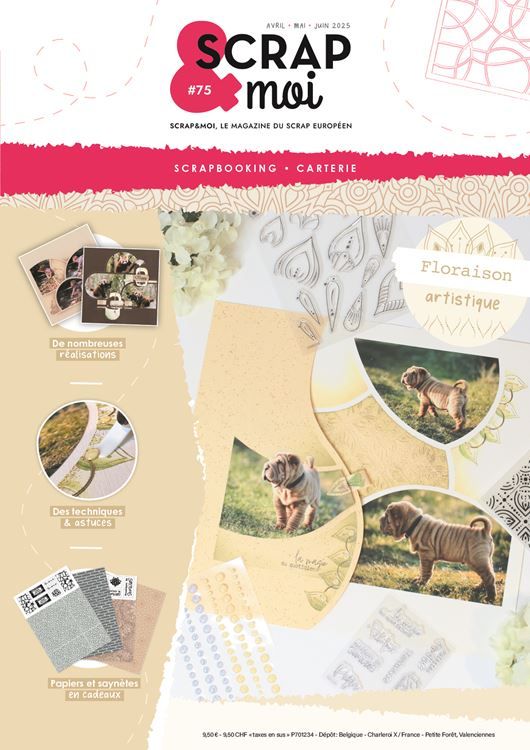 Scrap&amp;Moi Magazin Nr. 75 🇫🇷