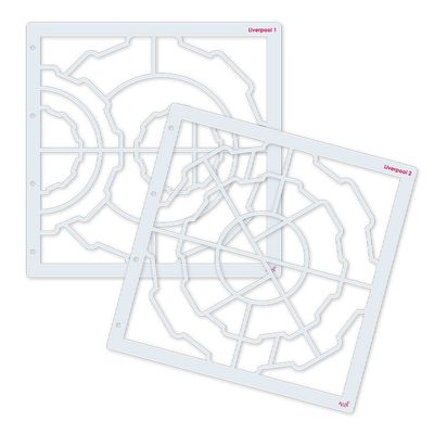 Fotoschablonen &#39;Liverpool&#39; (30x30 cm)