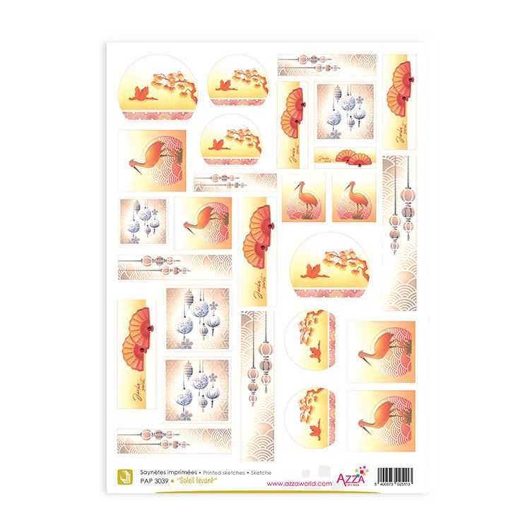 Motivpapier &#39;Aufgehende Sonne&#39;