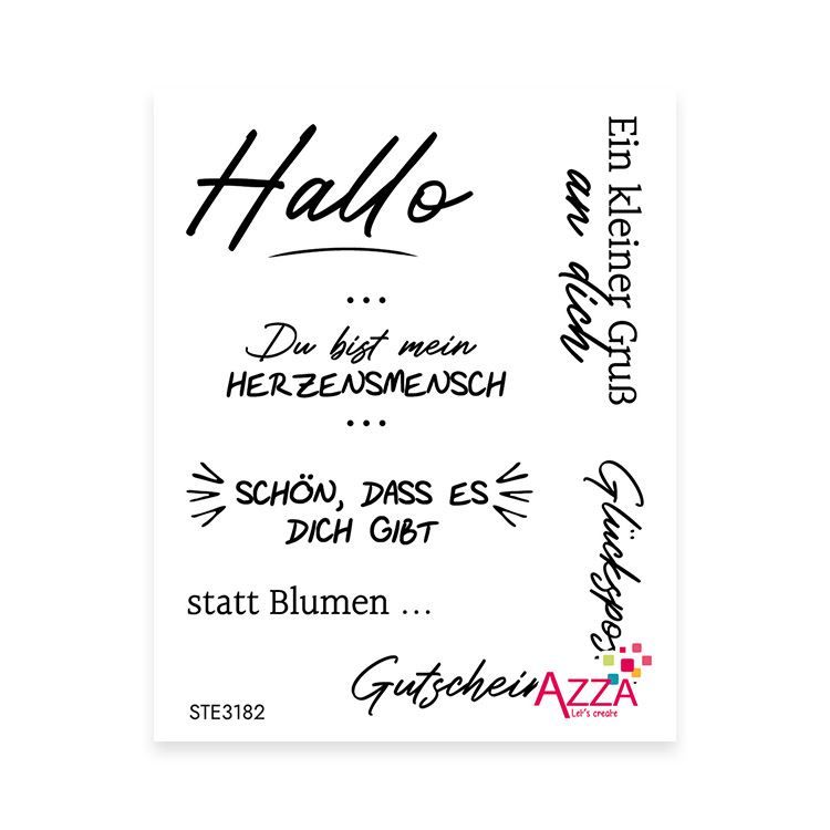 Rubinstempel &#39;Blumenarrangement&#39;