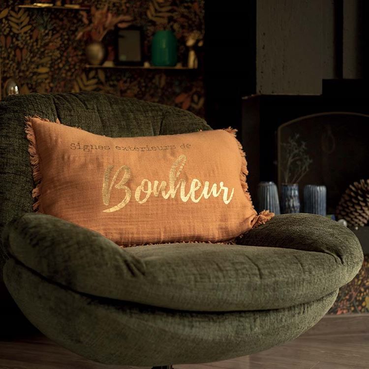 Cushion &quot;Signes extérieurs de bonheur&quot;