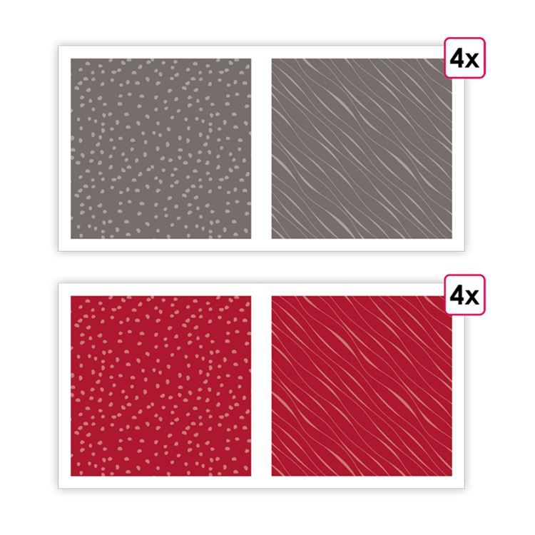 Designerpapier A4 &#39;Essentiell Schiefer&#39; (8 Stk.)